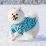 BAOBICUTE comfortable cat winter apparel light blue variant