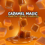 Soft and chewy vanilla caramel sweets stacked up neatly