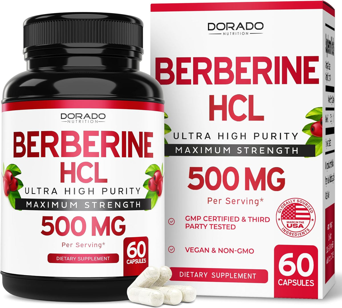 Dorado Nutrition gut health support supplement label details