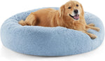 Bedsure Calming Dog Bed Medium Size Dog - Donut Washable Medium Pet Bed, 30 inches Anti-Slip Round Fluffy Plush Faux Fur Cat Bed, Fits up to 45 lbs Pets, Camel - Image 10