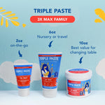Triple Paste 3X Max Zinc Oxide Diaper Rash Ointment, 10oz Jar - Maximum Strength Diaper Cream for Sensitive Skin - Image 6