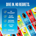 SkinnyDipped peanut butter dipped almonds single pouch for on the go snacking