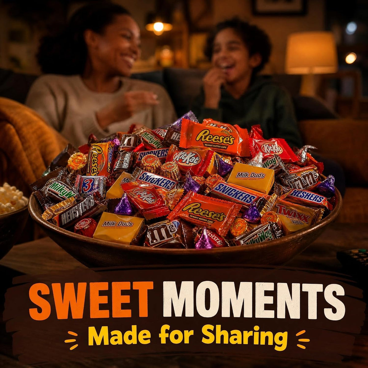 Doomi imported bulk candy selection featuring mini Snickers Twix and KitKat bars