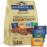Ghirardelli dark chocolate mint square texture