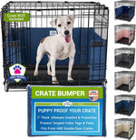Pet Dreams Dog Crate Bumper - Patented Comfy Liner & Dog Tail Protector for Inside Crate, Fits iCrate Cages 18, 24, 30, 36, 42, 48 Inches (Khaki, Medium, 30") - Image 15