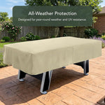 Water resistant polyester fabric close up shot