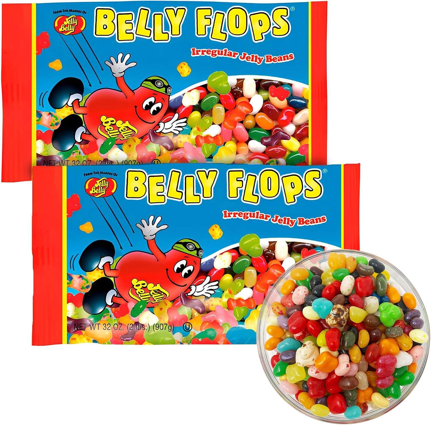 Jelly Belly Belly Flops jelly beans front view of packaging