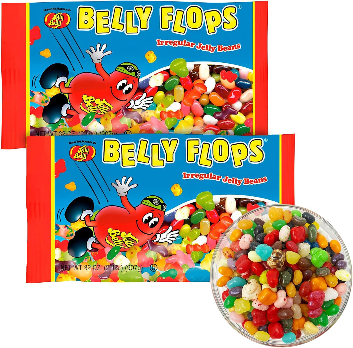 Jelly Belly Belly Flops jelly beans front view of packaging