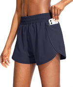 Soothfeel Womens Running Shorts with Zipper Pockets 3"/5" High Waisted Athletic Gym Workout Shorts for Women with Liner - Image 11