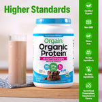 Orgain organic protein powder 21g protein highlight