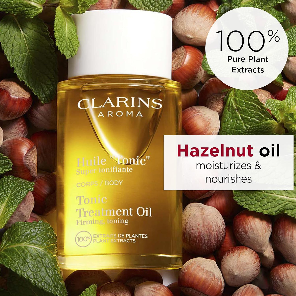 Clarins Tonic Body Treatment Oil ingredient texture