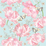 Eco-friendly unbleached paper napkins back view