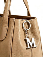 YJT alphabet monogram keychain angled display