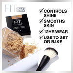 Maybelline Fit Me Loose Setting Powder shade label closeup