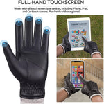 MAGILINK thermal fleece lined gloves palm anti-slip grip