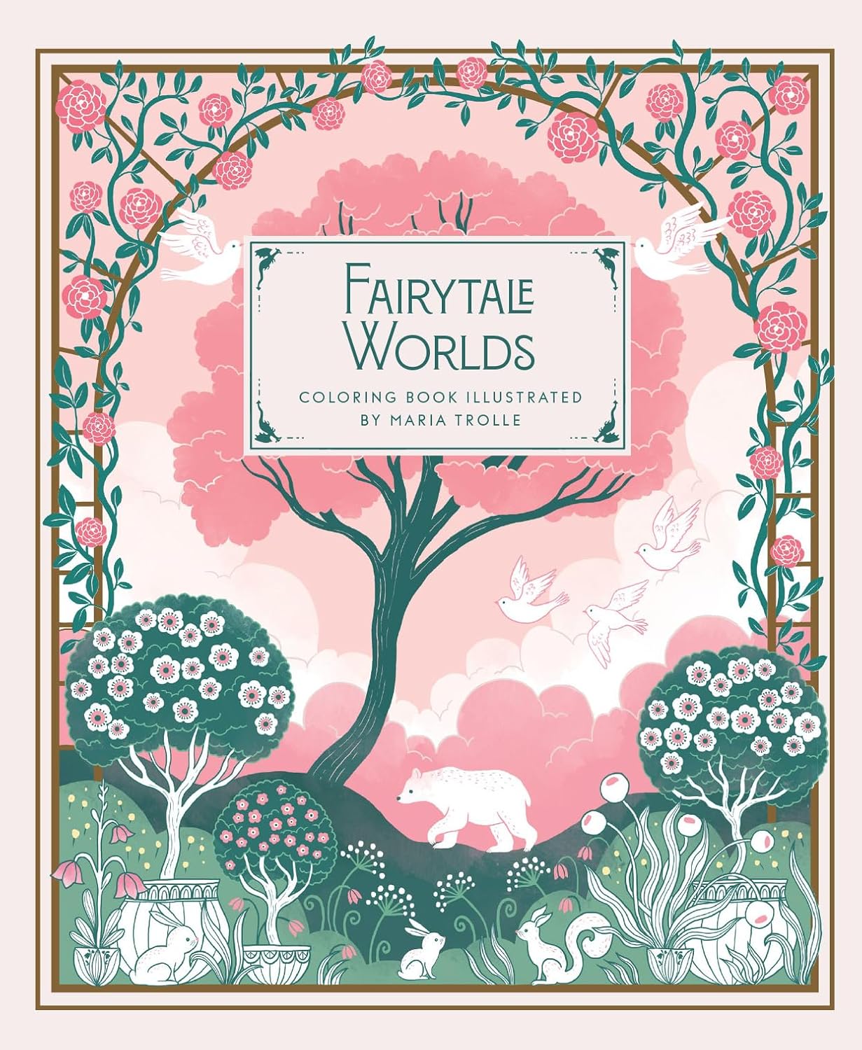 Fairytale Worlds: Coloring Book - Image 1