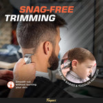 Fagaci men grooming kit displayed with attachment guards