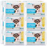 Twelve count package of authentic Paw Inspired x-small dog diapers.