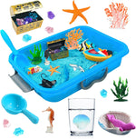 Agentlan Ocean Sensory Bin front view with sea animals
