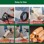 Cleaning brushes included with churro machine set