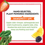 Honeycrisp apple flavor organic immunity blend powder texture image