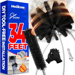 Holikme dryer vent cleaner kit front view and box packaging