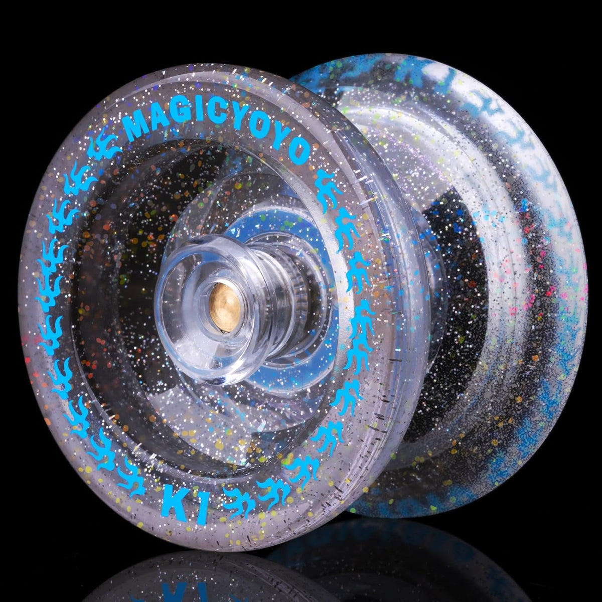 MAGICYOYO Responsive YoYo K1 Plus Glow in The Dark Green Yoyo for Beginner Kids, Plastic ABS Yo Yo with Glove, Storage Bag +12 Replacement Strings - Image 14
