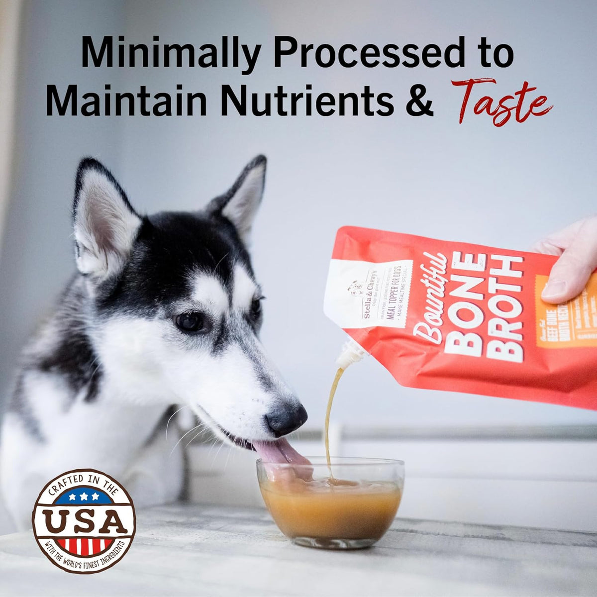 Stella and Chewy's cage-free chicken dog meal topper nutrition label