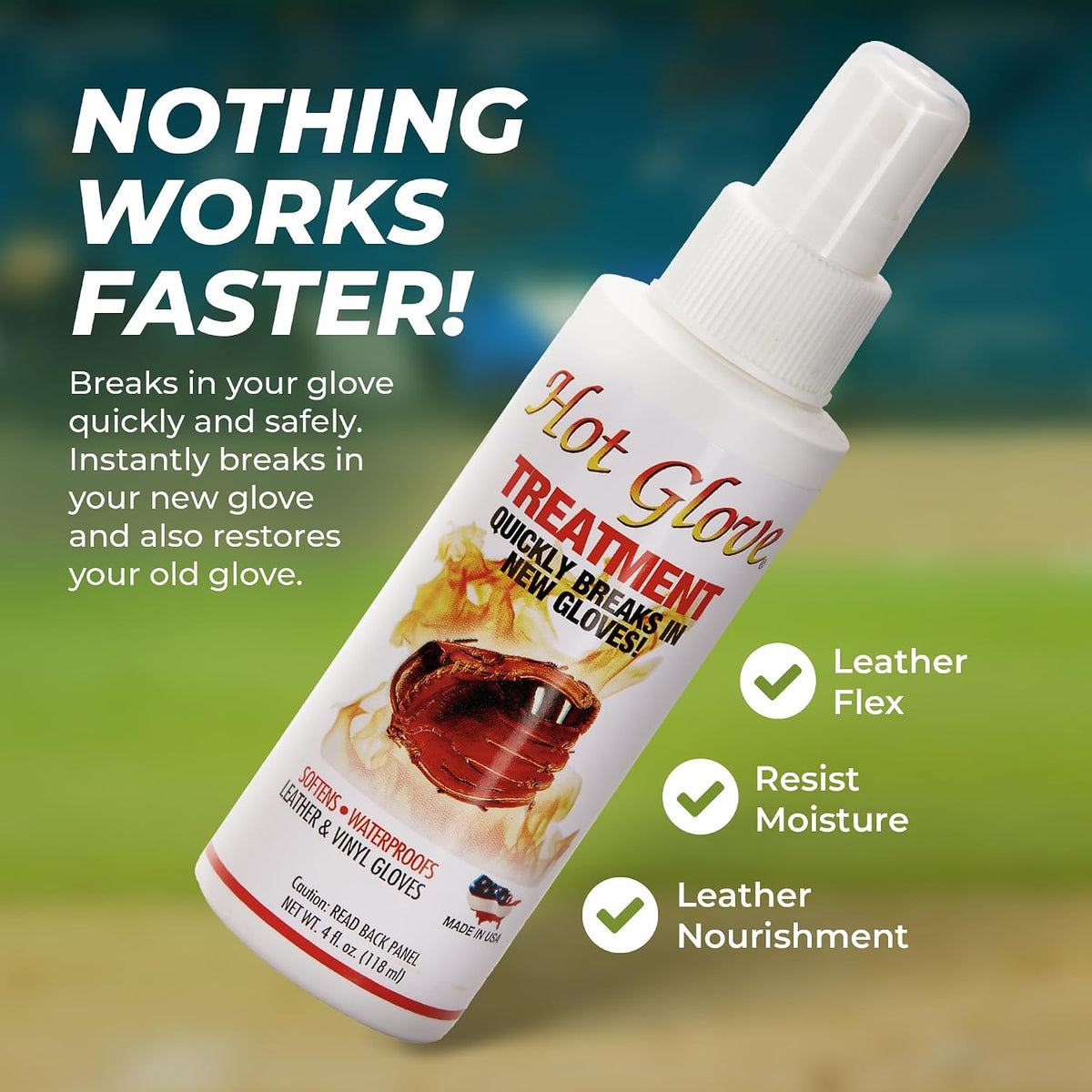 Hot Glove heat treatment spray bottle container