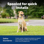 PetSafe electronic dog fence boundary wire spool package back details