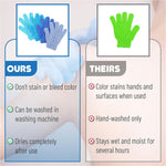 Slick Solutions dead skin remover gloves folded
