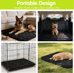 Military-grade fabric detail of dog crate mattress