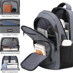 Kadilong laptop backpack side angle showing compartment