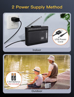 Arsvita portable recorder with 3.5mm headphone jack