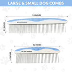 Authentic USA imported We Love Doodles pet comb packaging and contents