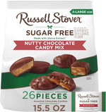 RUSSELL STOVER Sugar Free Pecan Delight Chocolate Candy, 15.5 oz. bag | ZERO SUGAR, STEVIA EXTRACT, DESSERT, SNACKING, ASSORTED CHOCOLATE, ASSORTED FLAVORS - Image 10
