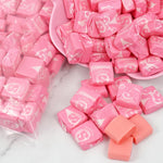 Gluten free strawberry fruit chews candy bowl display