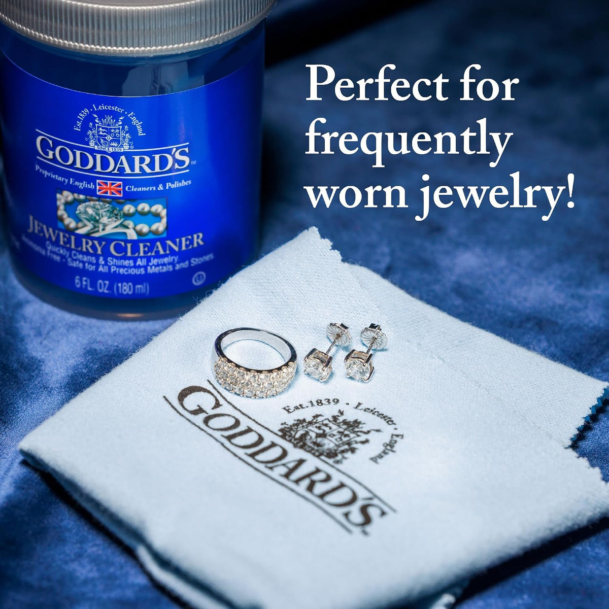 Goddard's 100 percent English cotton cloth texture close up