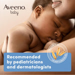 Aveeno baby sensitive skin lotion lifestyle application