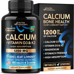 NutraHarmony calcium 1200mg supplement bottle front view