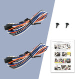Installed tow mirrors wiring harness for Chevy and GMC trucks