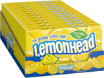 Nutrition facts and product details on the Lemonhead box side