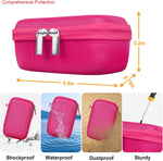 Elonbo protective camera pouch showing interior mesh pocket for cables
