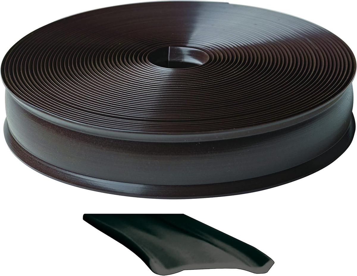 RV Designer 1 Inch Wide Vinyl Trim Insert for RVs - Flexible Molding, Exterior Use, and Roof Edge Molding - Ideal for Travel Trailers and Campers, Heavy Duty, 100 Foot Roll, Black - Image 11