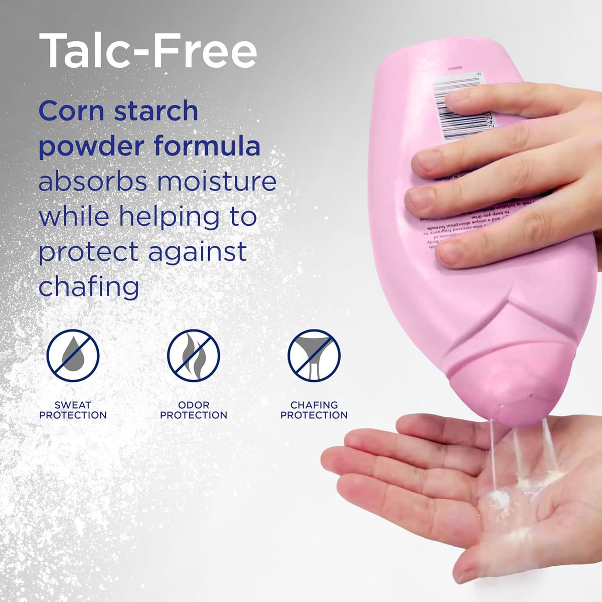 Shower To Shower Talc Free Body Powder side profile