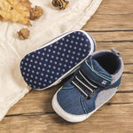 Cencirily unisex baby high top shoes pair on white background