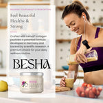 Besha Verisol bioactive peptides bottle lifestyle presentation