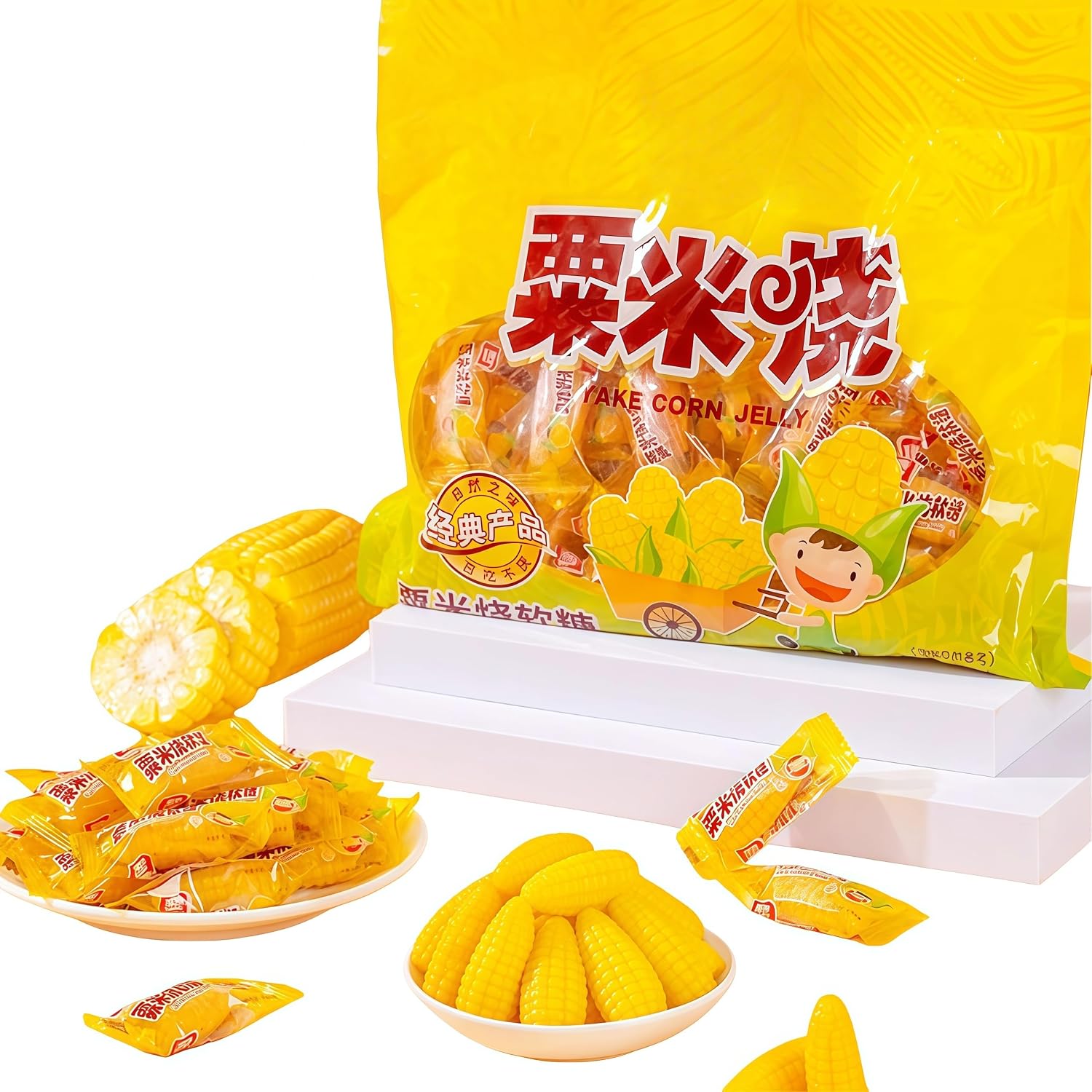 Ho Food Damaichuhai Candy Corn 500g front view packaging
