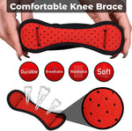 Athlete wearing Abco Tech knee strap during running workout