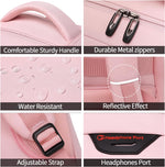 Volher computer bag USB charging port detail